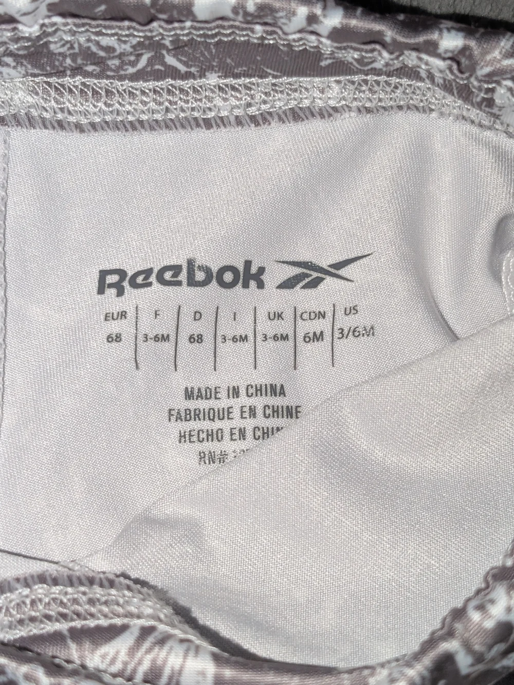 Reebok Pink Girls Track Jacket & Metallic Gray Leggings Set